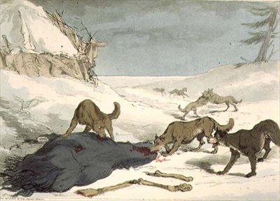 The Wolf Hunt, plate 74 from Volume III of 