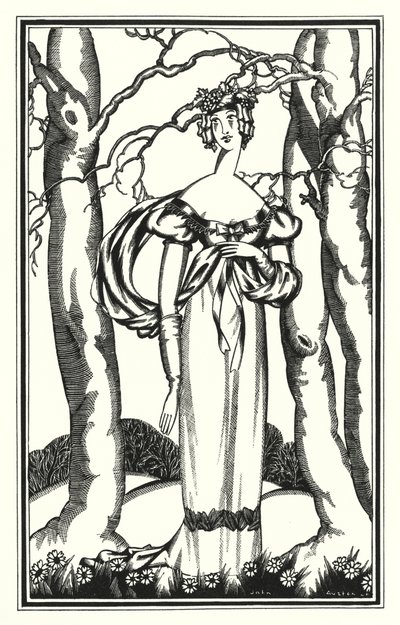 Illustration for Don Juan by Lord Byron: Lady Adeline, My Dian of the Ephesians by John Austen