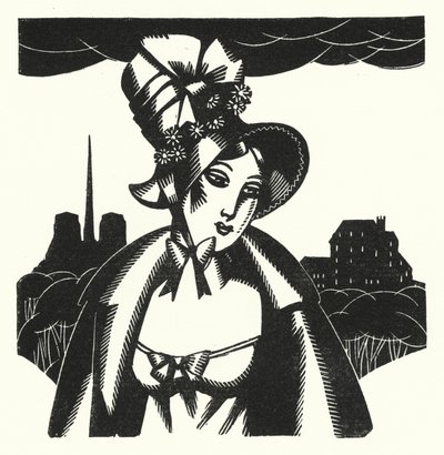 Illustration for Madame Bovary by Gustave Flaubert by John Austen