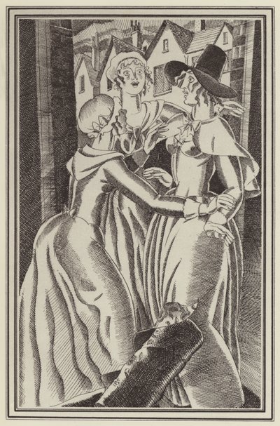 Illustration for Moll Flanders by Daniel Defoe by John Austen