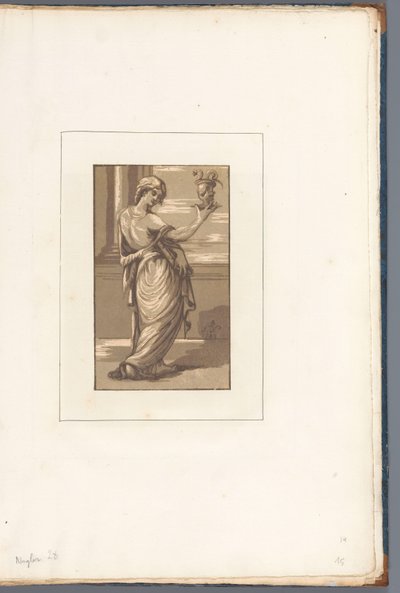 John the Evangelist with Chalice (Amicis suis necnon unicuique ...) by John B. Skippe