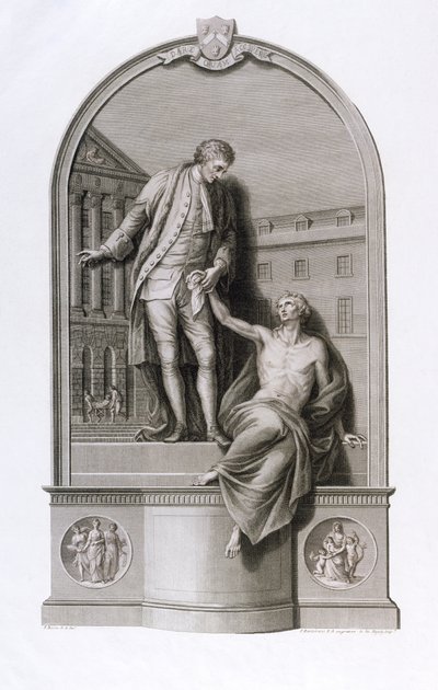 Monument to Sir Thomas Guy (1645-1724) at Guy