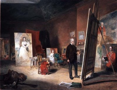 Portrait of Sir Francis Grant at an Easel by John Ballantyne