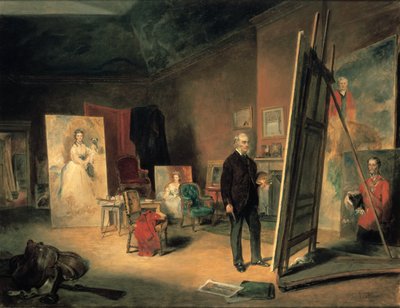 Portrait of Sir Francis Grant in his Studio, 1866 by John Ballantyne