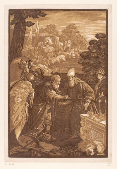 Abraham and Melchizedek by John Baptist Jackson