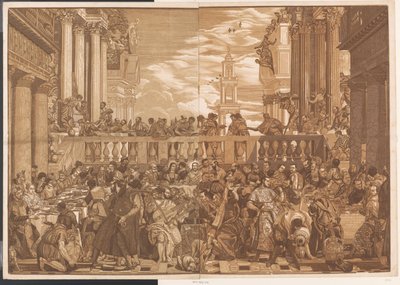 Wedding at Cana Artworks of Venetian Masters (series title) Opera selectiora (series title) by John Baptist Jackson