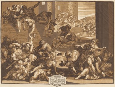 Massacre of the Innocents by John Baptist Jackson, after Jacopo Tintoretto