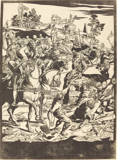 The Crucifixion by John Baptist Jackson after Jacopo Tintoretto