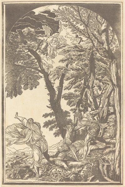 The Death of Saint Peter Martyr by John Baptist Jackson after Titian