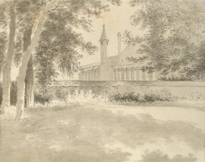 Balliol Chapel and Library from the Grove, August 2, 1783 by John Baptist Malchair