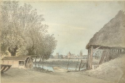 Ferry Hinksey, Near Oxford, 15 June 1789 by John Baptist Malchair