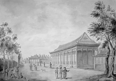 Hall of Audience at the Old Summer Palace, Beijing by John Barrow