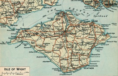 Isle of Wight, 20th Century by John Bartholomew