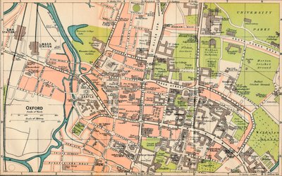 Oxford by John Bartholomew