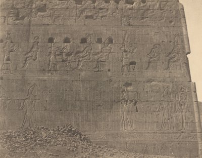 Edfu-Sculptures and Inscriptions on Oriental Face by John Beasley Greene