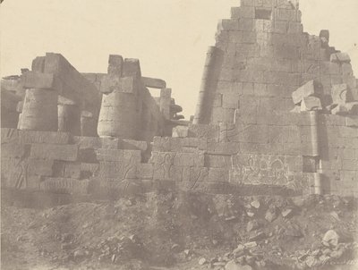 Karnak, Hypostyle Hall, North Wall, Exterior Face, No. 1 bis by John Beasley Greene