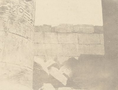 Karnak, Hypostyle Hall, North Wall (Interior Face) by John Beasly Greene