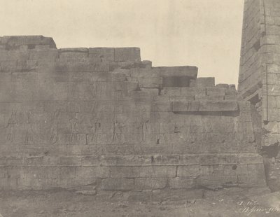 Karnak, Temple South of the Hypostyle Hall, South Wall (Exterior Face) by John Beasly Greene