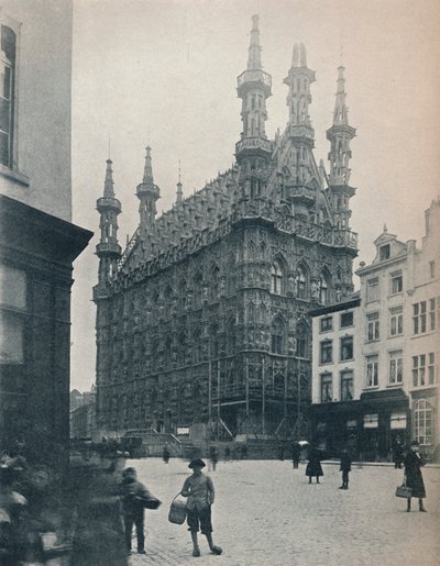 The Town Hall, Leuven, Belgium by John Benjamin Stone