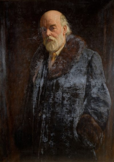 Portrait Of Sir Oliver Lodge by John Bernard Munns