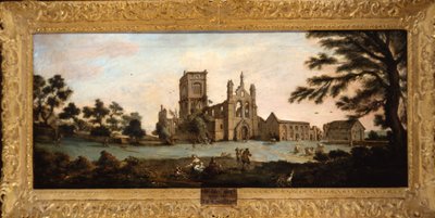 View of Kirkstall Abbey from the North West by John Bouttats