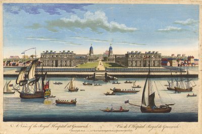 A View of the Royal Hospital at Greenwich, c.1770 by John Bowles