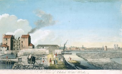 A View of Chelsea Water Works, 1750 by John Boydell