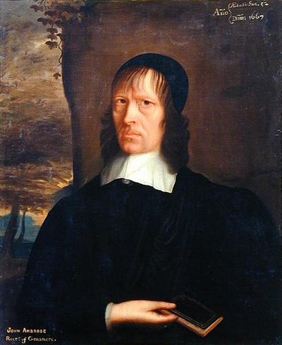 Portrait of John Ambrose of Lowick, Rector of Grasmere by John Bracken