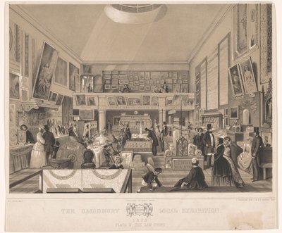 Interior of the Law Court during the Salisbury Local Exhibition, 1852 by John Brandard