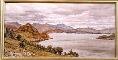 Looking Out of Loch Corrie, 27th August 1885 by John Brett