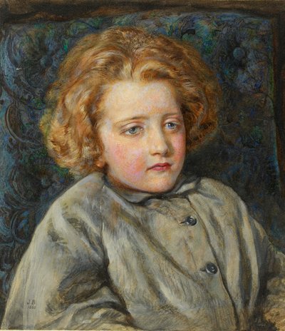 Portrait of Laura Theresa Epps Lady Alma-Tadema as a Child by John Brett