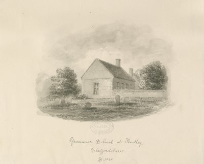 Audley Grammar School by John Buckler