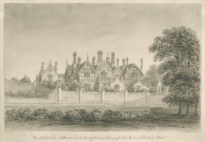 Barton under Needwood - Barton Hall by John Buckler