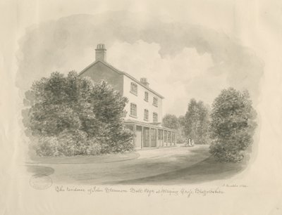 Baswich Village - House of John Stevenson Salt, Esq. by John Buckler