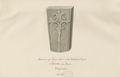 Gravestone in 
