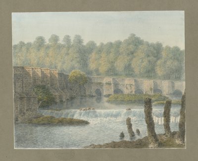 Burton-upon-Trent Bridge and Town by John Buckler