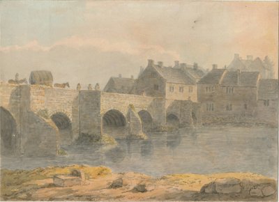 Burton-upon-Trent Bridge and Town by John Buckler