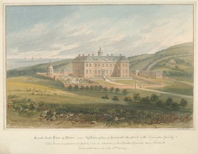 Stowe, Kilkhampton, Cornwall by John Buckler