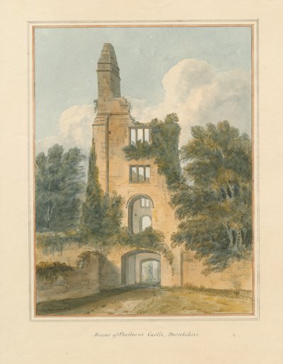 Dorset - Sherborne - Ruins of Castle by John Buckler