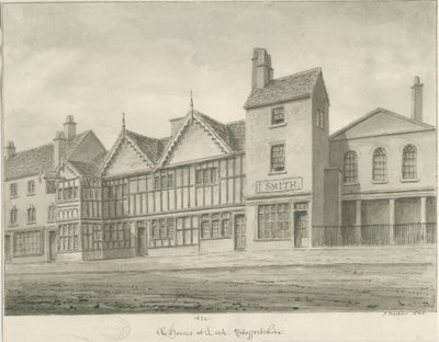 Leek Town - Old Houses by John Buckler