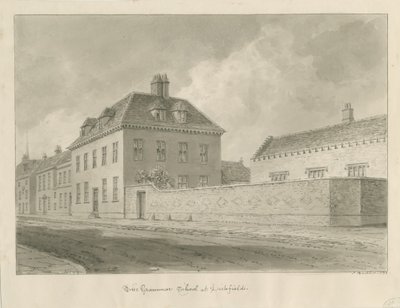 Lichfield - Grammar School by John Buckler