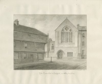 Lichfield - Guildhall by John Buckler