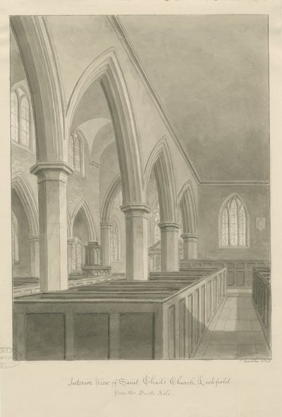 Lichfield - Interior of St. Chad