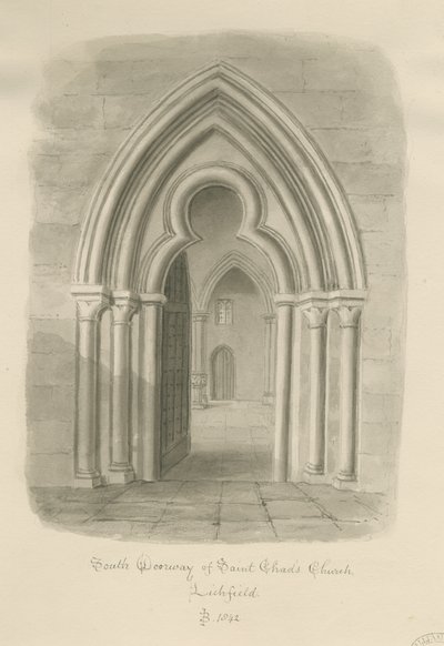 Lichfield - South Doorway of St. Chad