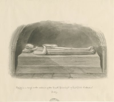 Lichfield Cathedral - Effigy by John Buckler