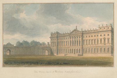 Nottinghamshire - Worksop - Manor House, 1813 by John Buckler