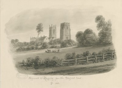 Rugeley Town - From the Stafford Road by John Buckler