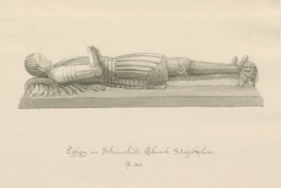 Shareshill Church - Monumental Effigy to Sir Humphrey Swynnerton by John Buckler