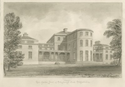 Shugborough Hall - Garden Front by John Buckler