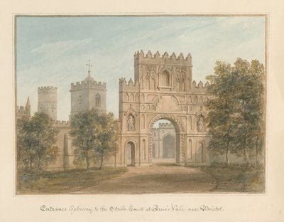 Somerset - Bristol - Entrance Gateway to the Stable Court at Arno